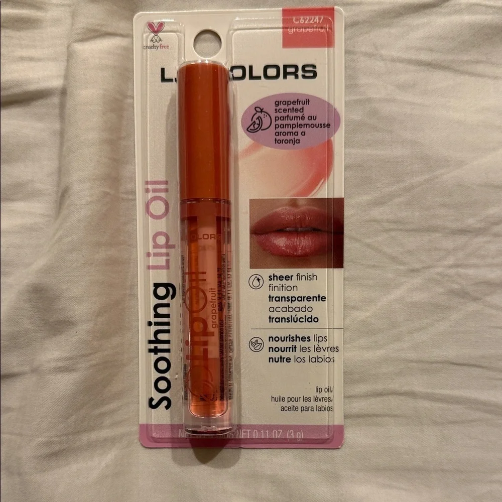 L.A. Colors Soothing Lip Oil Collection - Red, Orange, Pink, Purple
